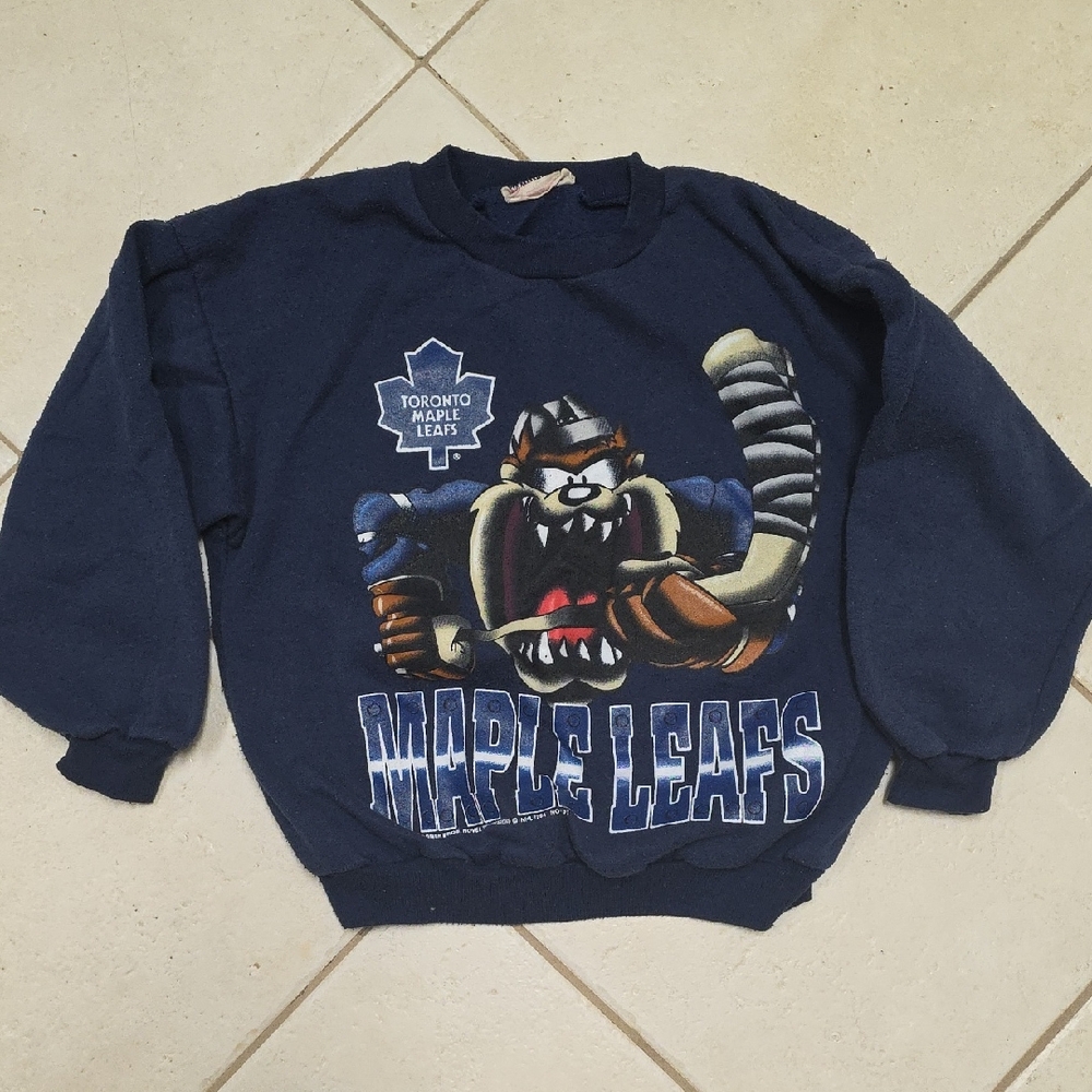 Vintage Tasmanian Devil Toronto Maple Leafs Crewneck Sweatshirt